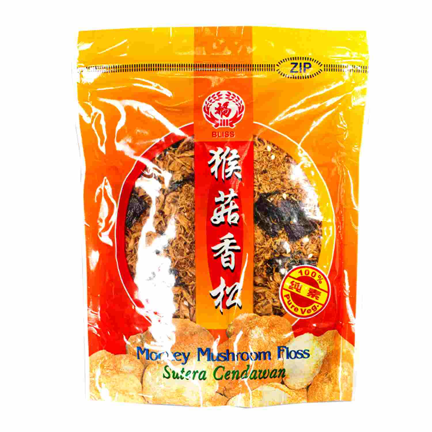 Image Monkey Mushroom Floss 全家福 - 猴菇香松 150grams